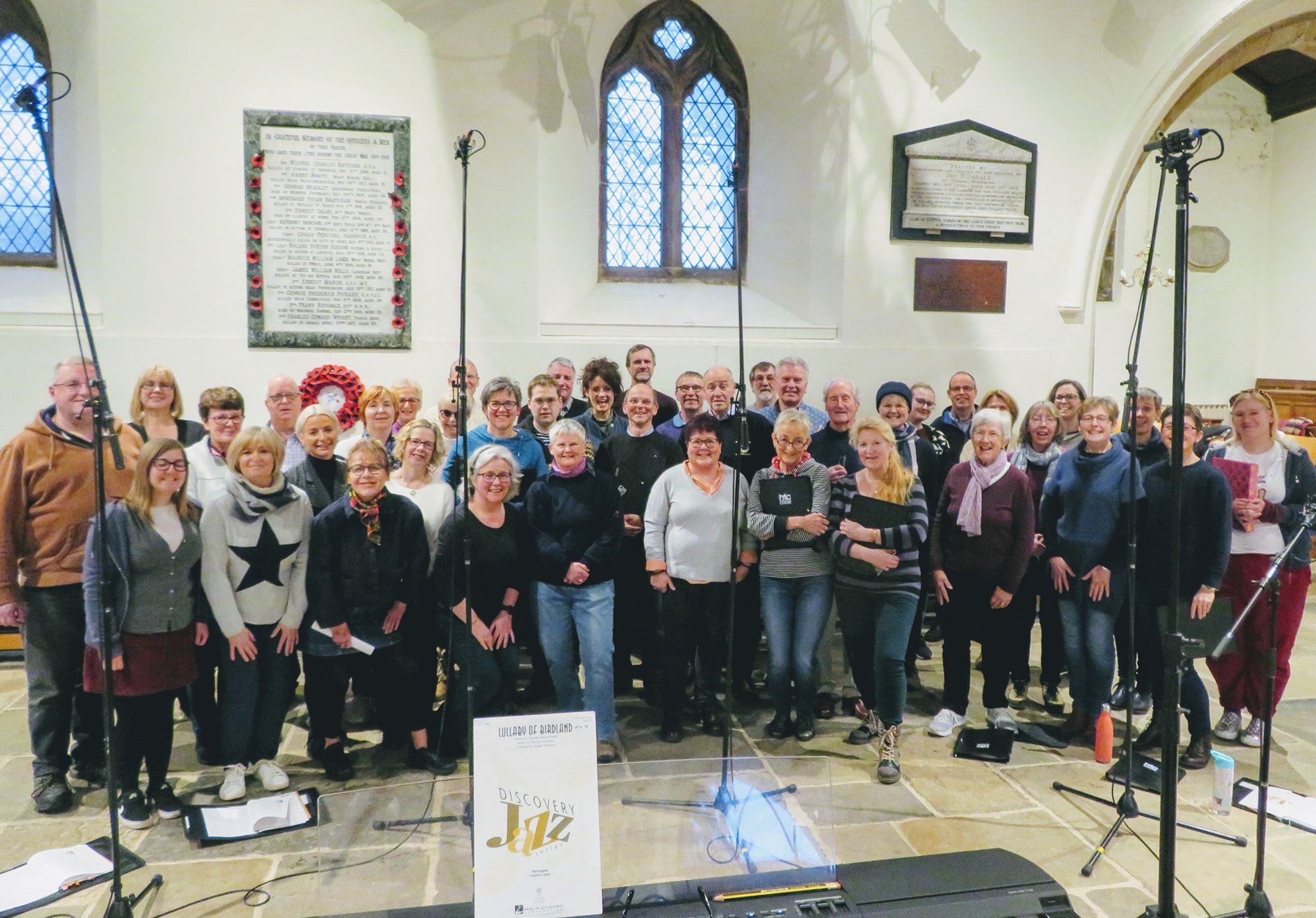 Harrogate Theatre Choir recording at All Saint's Church