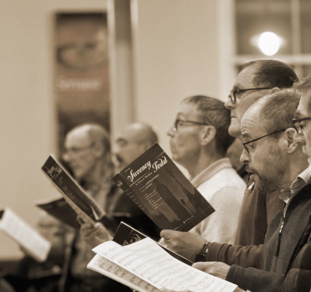 Group of HTC men singing