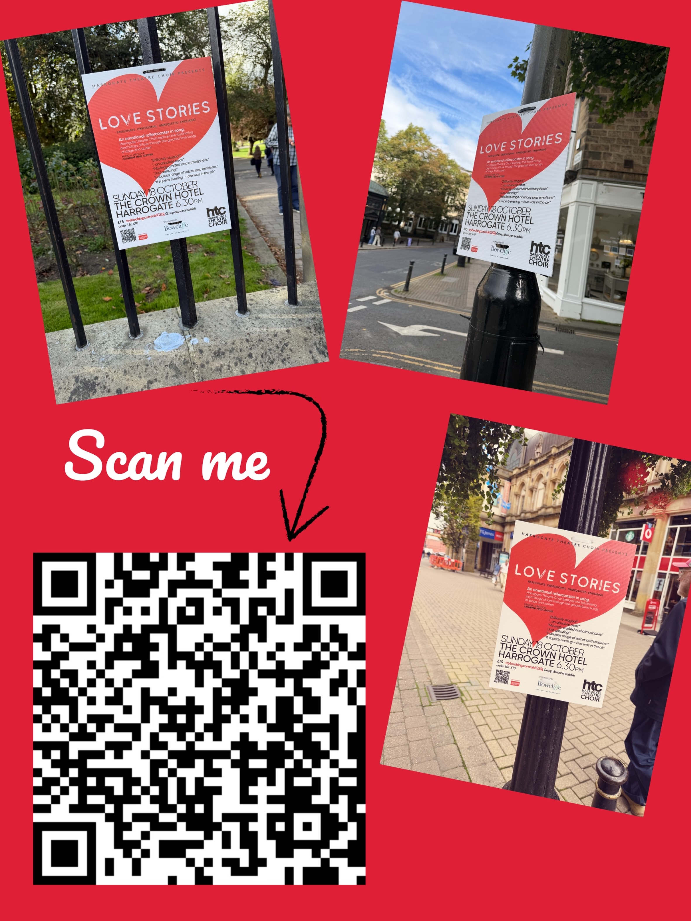 Look out for our ❤️ posters - they're popping up all over Harrogate! #ScanTheCode #lovestories…